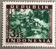 PW736-PERANGKO PRANGKO INDONESIA WINA REPUBLIK ,RIS(H) ,MINT