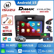 8GB+128GB Car Android Player for ISUZU Dmax MUX 2012-2018 9in 2din Quad Core Car Radio with Wireless