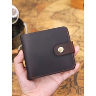 Premium Men's Leather Wallet - Lightweight Folding Card Wallet, Easy to Carry