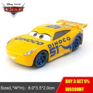 Disney Pixar Cars 3 Dinoco Cruz Ramirez 1:55 Metal Diecast Vehicle Educational Toys Car Model For Bo