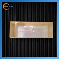 Acrylic box multi-purpose container L 25 x W 10 x H 8 2mm thick acrylic box/ BENING