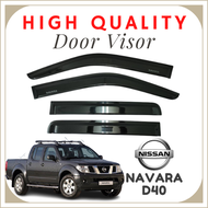(4PCS/SET) NISSAN NAVARA D40  Flat Door Visor Air Press Window Door Visor