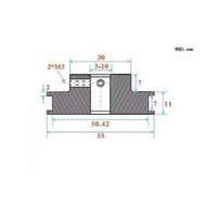 [Expert] [EBS] GT2 Pulley Timing CNC 80T 5 8 W10 Width 10mm Pulley 80 Teeth 3D Pr
