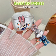 【Discount】For Asaki AK-PODS3 Case Couple Cartoon Soft Silicone Earphone Case Casing Cover