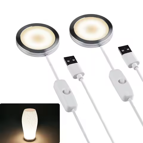 3D Printer Part For Bambu Lab LED Lamp Kit 001 DIY Model Hardware Without Shell Warm White DC 5V 3D 