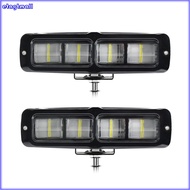 2PCS 6 Inch LED Light Bar 80W Fog Light Off Road Lights Work Light Bar for Truck SUV ATV Boat Motorc