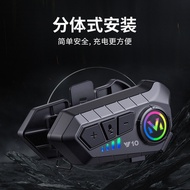 Y10 Motorcycle Bluetooth Headset, Special for Helmets, Outdoor Portable Rechargeable, Supports Inter