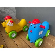 Push Car Children's Ride Cow Dog Horse Toys Educational