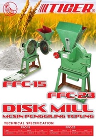Mesin Giling Tepung FFC15 Penepung / Mesin Gilingan Penggiling Tepung