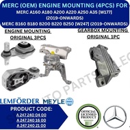 MERC (OEM) ENGINE MOUNTING (SET) (4PCS) FOR MERC A160 A180 A200 A220 A250 A35 [W177] /  B160 B180 B2