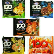Gaga 100 Extra Spicy Extra Hot Instantmie Habanero Jalapeno Friedmie Black Paper/ Indomie Soto/ Extr