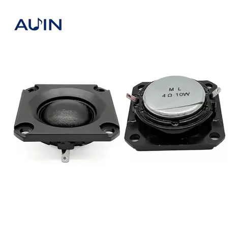 AUIN 2Pcs 40MM Speaker 4 Ohm/6 Ohm 10W-15W Tweeter Speakers Silk Membrane 20 Cores Music DIY Bluetoo
