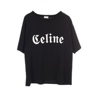เสื้อยืดผ้าฝ้าย Celine สำหรับผู้ชาย (มือสอง)