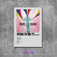 Wooden Poster Notsleep Cover Music Album Poster Speak To Me by Imagine Dragons wall decor