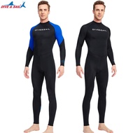 [DIVE&SAIL]New men's adult wetsuit long-sleeved one-piece thin diving suit Snorkeling rush guard jel