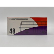 Masterpiece Collectibles 1/110 Singapore Double Decker Bus #48 Diecast Model Bus