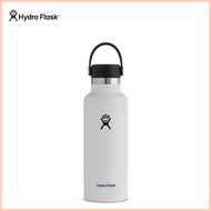 ๑ ◨ ◆ Hydro Flask 18 oz White Standard Mouth