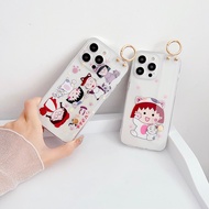 HX| For iPhone 17 16 16E 15 6 6s 7 8 Plus X Xr Xs Max 11 12 13 14 Pro Max SE 2020 Chibi Maruko-chan 