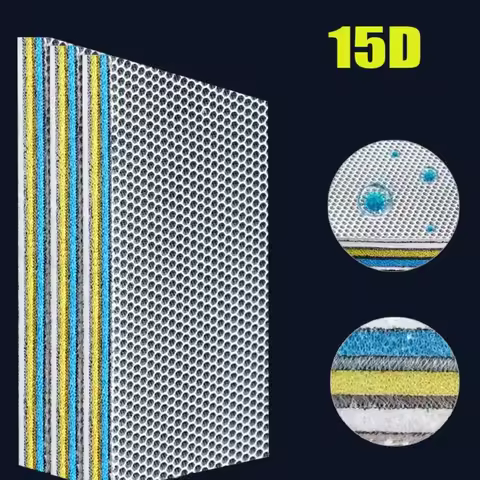15 Layers Aquarium Filter Media Sponge 15D Fish Tank No Glue Foam Biochemical Cotton Aquarium Access