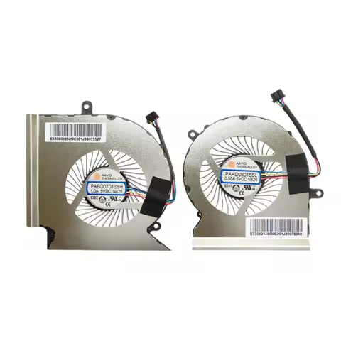 Laptop CPU GPU Cooling Fan for MSI GL65 GE65 GP65 WE65 Raider PABD07012SH 1.0A 5VDC N425 PAAD06015SL