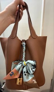 Hermes Picotin 22 金棕色 金金