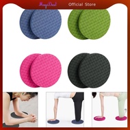 MagiDeal 2Pcs Yoga Knee Pads Round Support Pad 1.5cm Thick Portable for Knees, Elbows,