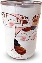 J-kitchens Workshop Sho~ 3 Kittens High Cup Blue Hasami Ware Made in Japan