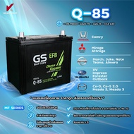 Q-85 ( JIS 95D23) {พร้อมส่ง}  GS Battery แบตเตอรี่พร้อมใช้ อึด มั่นใจ กำลังไฟสตาร์ทสูง พร้อมใช้งานได้ทันที
