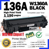 Compatible to H* 136A W1360A H*136A H* LaserJet M211d M211dw MFP M236d M236dw M236sdn M236sdw Black 