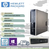 PC MURAH HP COMPAQ PRO 6300 SFF CPU TERBARU CORE I5 RAM 4 GB HARDDISK 750 GB WINDOWS 10 GARANSI 1 TA