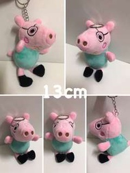 peppa pig 豬爸爸 豬先生 Daddy pig 鎖匙扣