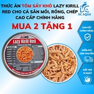 LAZY KIRILL RED Freeze-dried RED Shrimp (50g) - Super Color Booster, Body Booster, Tight Fins for Ar
