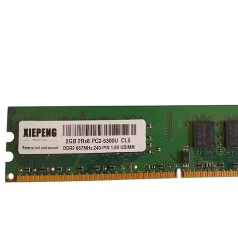 2GB DDR2 800MHz RAM 4GB 2Rx8 PC2-6400U 240p UDIMM 1GB DDR2-667MHz 2G PC2 5300 NON ECC PC2 4200 533 D