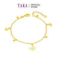 TAKA Jewellery 916 Gold Bracelet