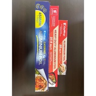 EzyWrap Aluminium Foil Heavy Duty/Standard | 450mm x 75m, 37.5sqft, 25sqft | Pembalut Aluminium