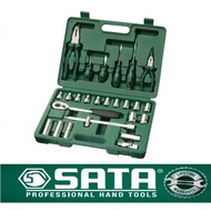 09501 SATA 26PCS 1/2" 6PT DR SOCKET TOOLS SET (METRIC) 10-24MM