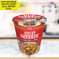 Nissin Cup Noodles Instantmie Japanese Stock 67g Beef Flavor Chicken/ - Beef Stock