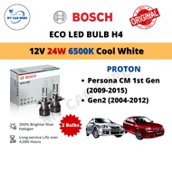 BOSCH Eco H4 LED Headlamp Bulb Cool White (2pcs) 12V 24W for Proton Persona CM 1st Gen 2009-2015 / P