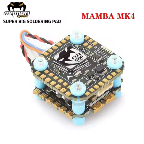 DIATONE MAMBA MK4 F722 MINI Flight Controller MPU6000 OSD W/ BLHeli_32 F40_128K ESC Dshot300/600/120