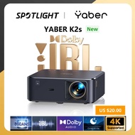 Yaber K2S FHD 1080P โปรเจคเตอร์บลูทูธโปรเจ็คเตอร์ Wifi Dolby เสียง JBL เสียง800แอนซิลูแมนส์รองรับ NF