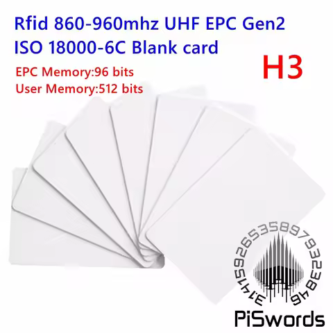 10pcs/lot UHF ALIEN Higgs H3 H9 9662 ISO18000-6C 860~960MHz EPC Class1 Gen2 iso 18000-6c RFID Card U