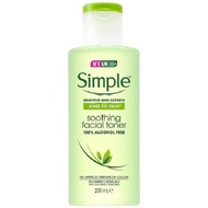 simple Soothing Facial Toner 200ml (100% Alcohol free)