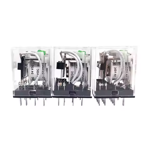 HH52P HH53P HH54P Miniature Coil Generalel ectromagnetic Intermediate Relay Switch LED DC 6V 12V 24V