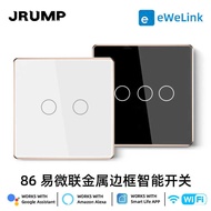 86 Metal Frame eWeLink eWeLink Smart Switch Touch Type AlexaGoogle Homekit Direct Connection