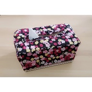 KATUN Mariana Black Cotton Tissue Cover | Tissue Holder | Tissue Cover | Tissue Holder