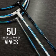 ♨APACS【IMPERIAL POWER】Free String + Grip + Strung 100 Original Badminton racket  raket badminton  raket badminton✯