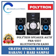 POLYTRON SPEAKER AKTIF PMA 9507 / PMA-9507 BLUETOOTH FM RADIO PALING