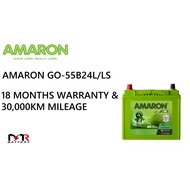 (Installation Provided) AMARON GO 55B24L/LS/R/RS  || NS 60 | CAR BATTERY BATERI KERATA