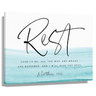 Matthew 11 28 Bible Quotes Wall Art Come to Me All You Who are Weary Christian Poster Scripture Wall