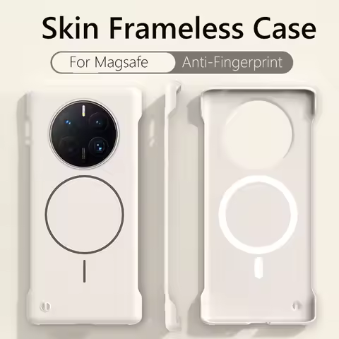 For Magsafe Frameless Magnetic Wireless Charging Phone Case For Huawei Mate 50 Pro Mate50Pro Slim Ha